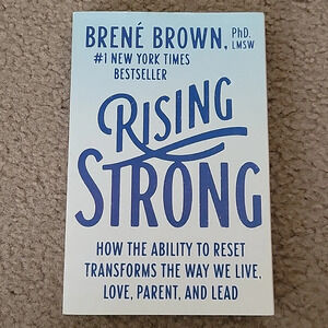 Rising Strong by Brene Brown Paperback Book